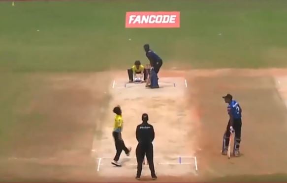 S Sanjay Sudhaakar sizzles with 32-ball 58