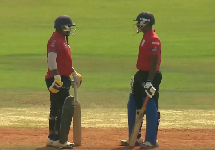 49 off 18! Natarajan Kuzhandaivelu's quickfire cameo