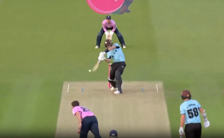 44444! Tom Curran goes beast-mode