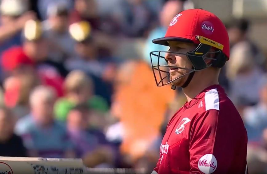 66 off 35! Luke Wells inspires Lancashire with the bat