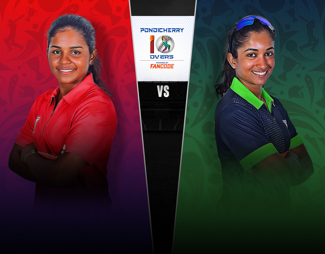 Match 7 of pondicherry women t10 tournament, 2023: angels women vs queens women banner