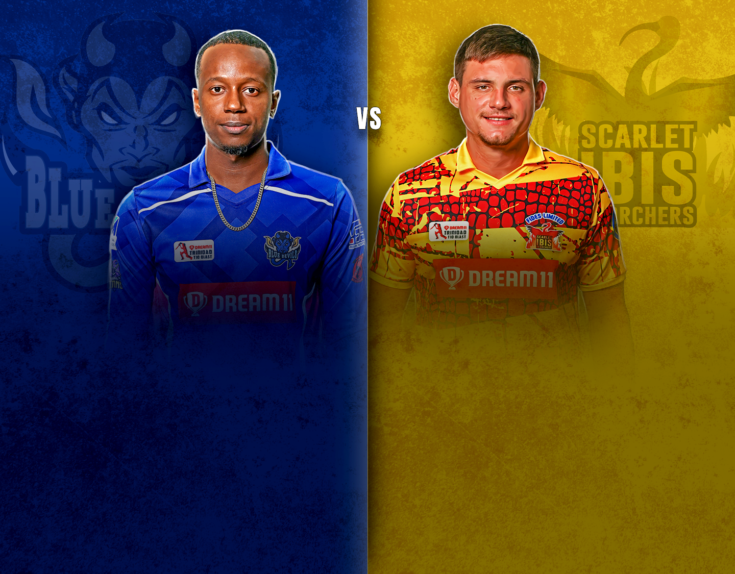 Match 6 of dream11 trinidad t10 blast, 4th edition, 2023: blue devils vs scarlet ibis scorchers banner