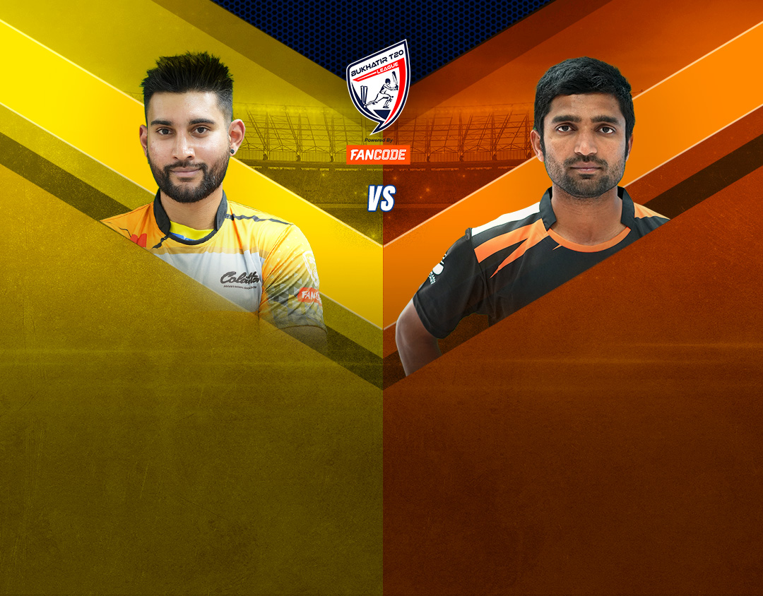 Match 27 of bukhatir t20 league, 2023: collaze bakehouse vs seven districts banner