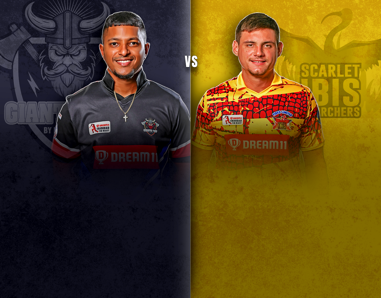 Match 3 of dream11 trinidad t10 blast, 4th edition, 2023: giants t&t vs scarlet ibis scorchers banner