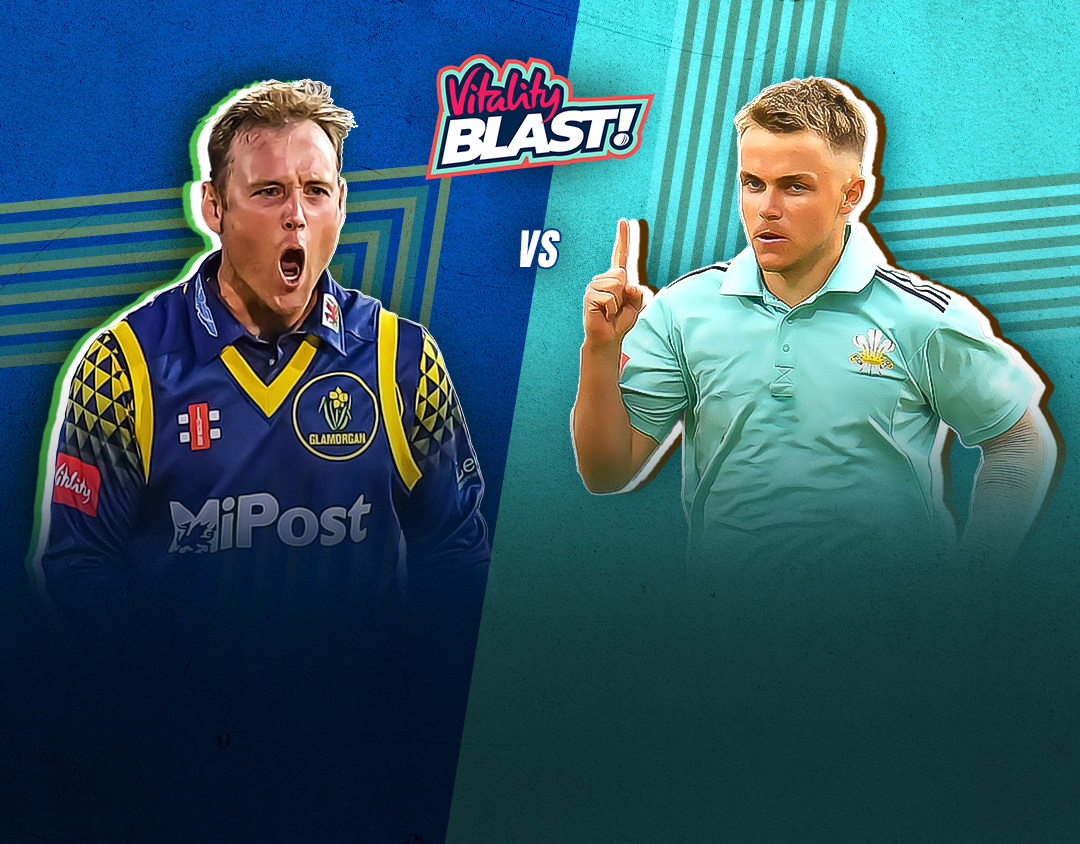 Match 58 of vitality blast, 2023: glamorgan vs surrey banner
