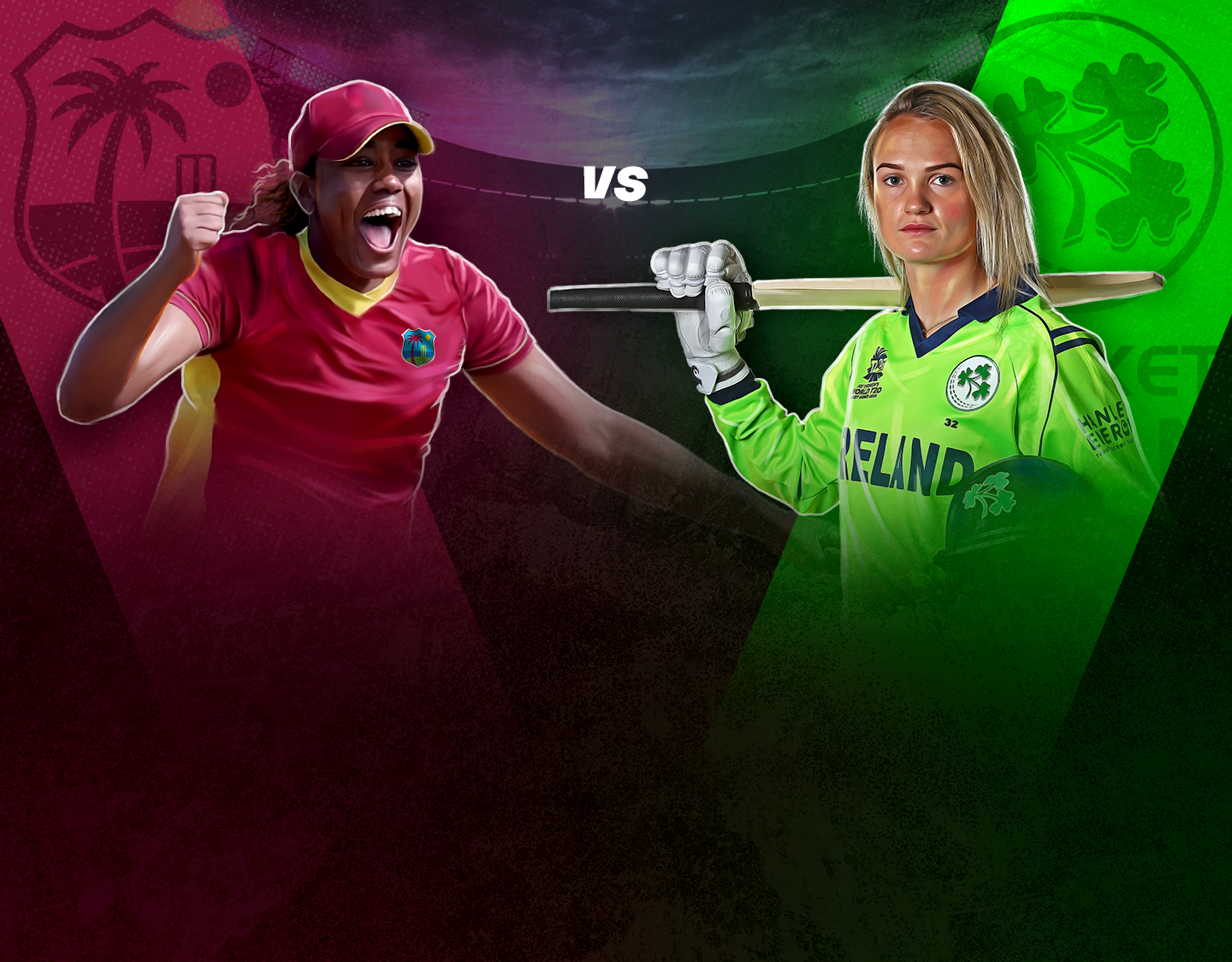 2nd t20i of ireland women's tour of west indies: west indies women vs ireland women banner