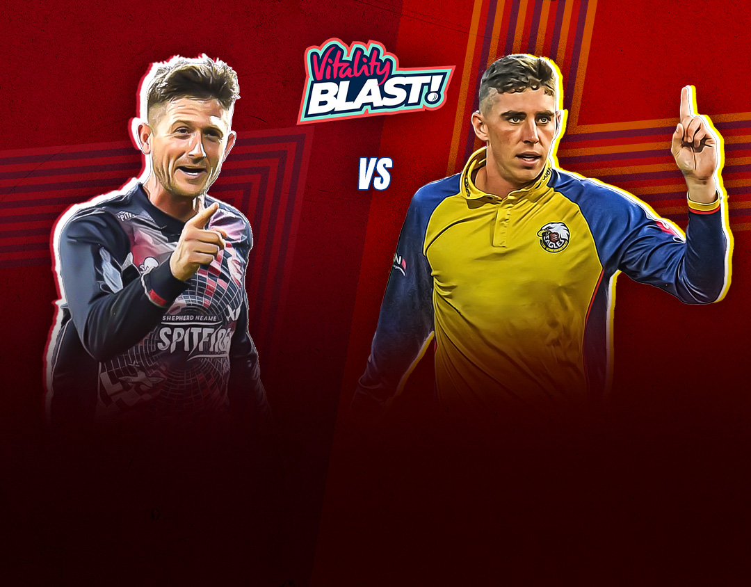 Match 58 of vitality blast, 2023: kent vs essex banner