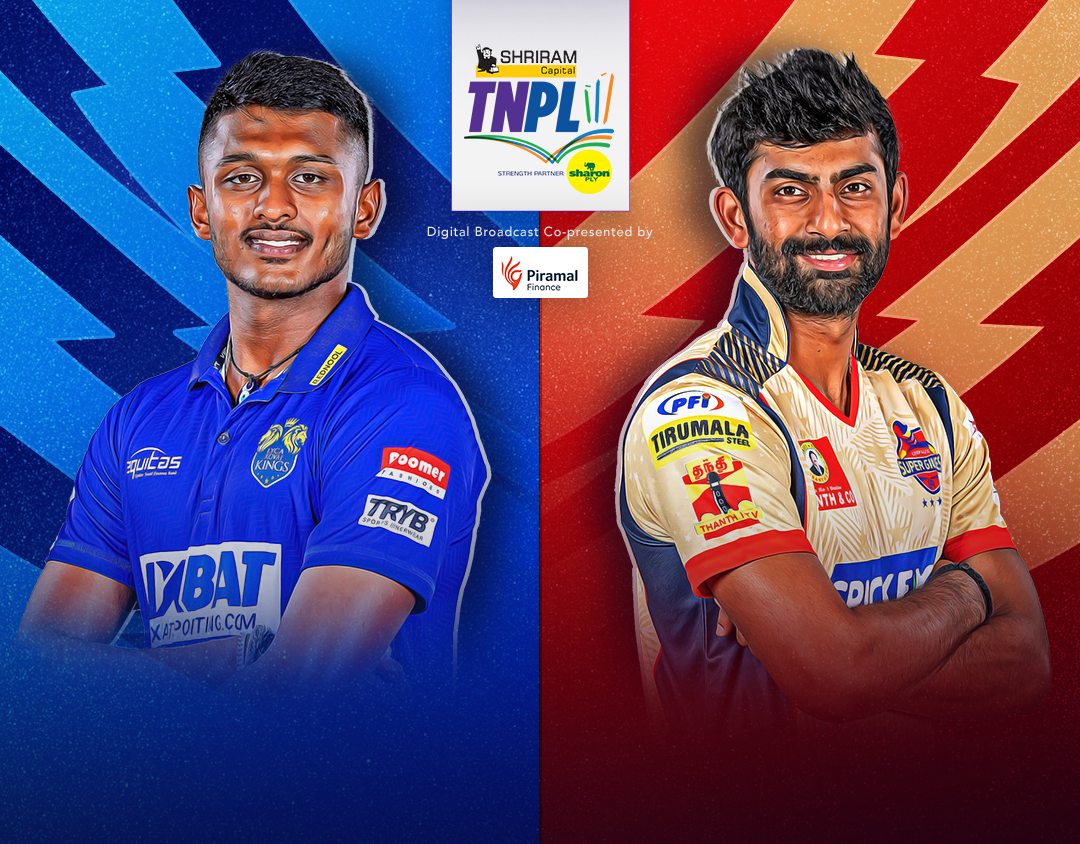 Match 9 of tamil nadu premier league, 2023: lyca kovai kings vs chepauk super gillies banner
