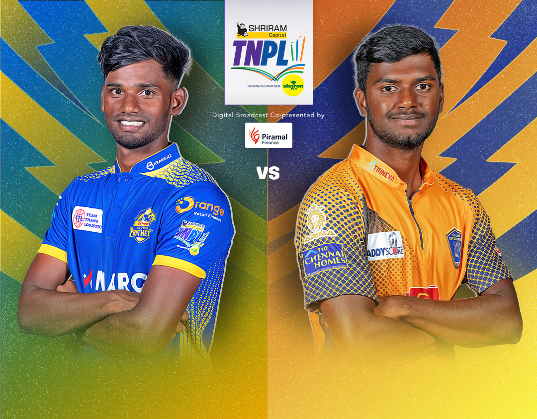 Match 3 of tamil nadu premier league, 2023: siechem madurai panthers vs nellai royal kings banner
