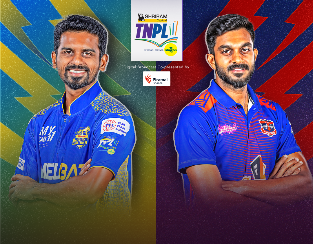 Match 27 of tamil nadu premier league, 2023: siechem madurai panthers vs idream tiruppur tamizhans banner