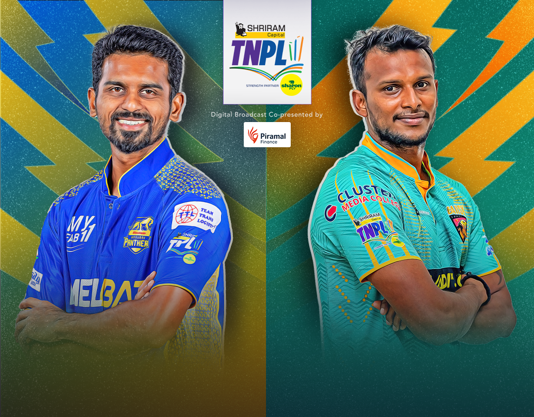Match 21 of tamil nadu premier league, 2023: siechem madurai panthers vs ba11sy trichy banner