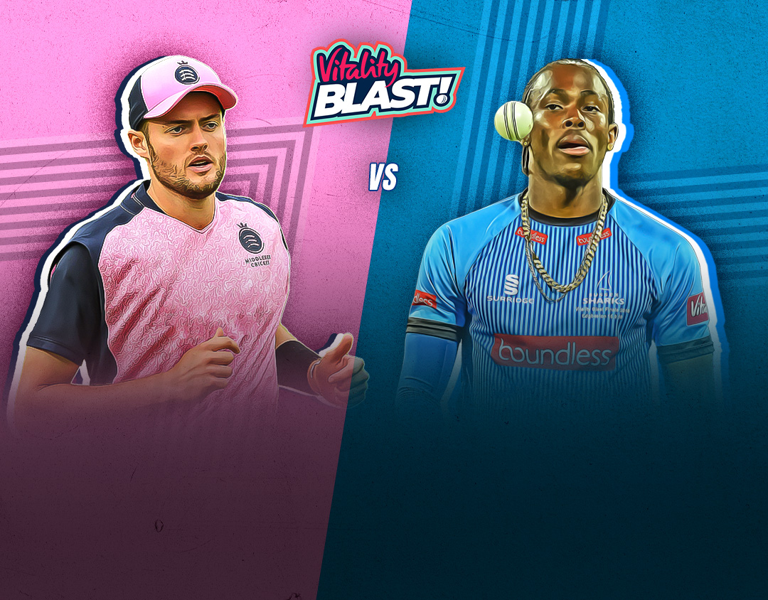 Match 60 of vitality blast, 2023: middlesex vs sussex banner