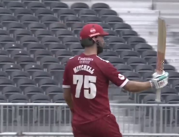 60 off 39! Sublime Daryl Mitchell scorches Durham