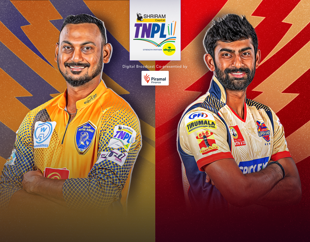 Match 14 of tamil nadu premier league, 2023: nellai royal kings vs chepauk super gillies banner
