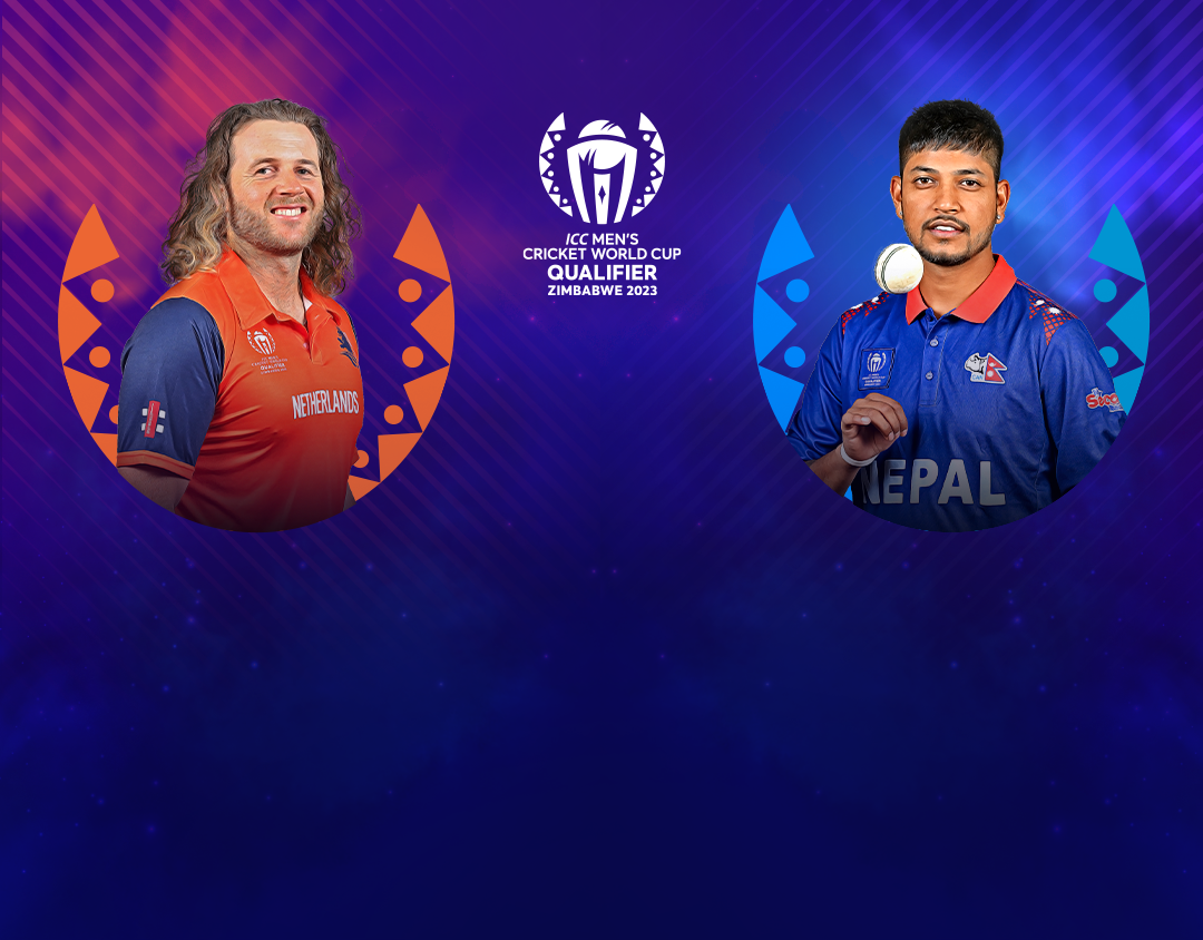 Match 14 of icc cricket world cup qualifier, 2023: netherlands vs nepal banner