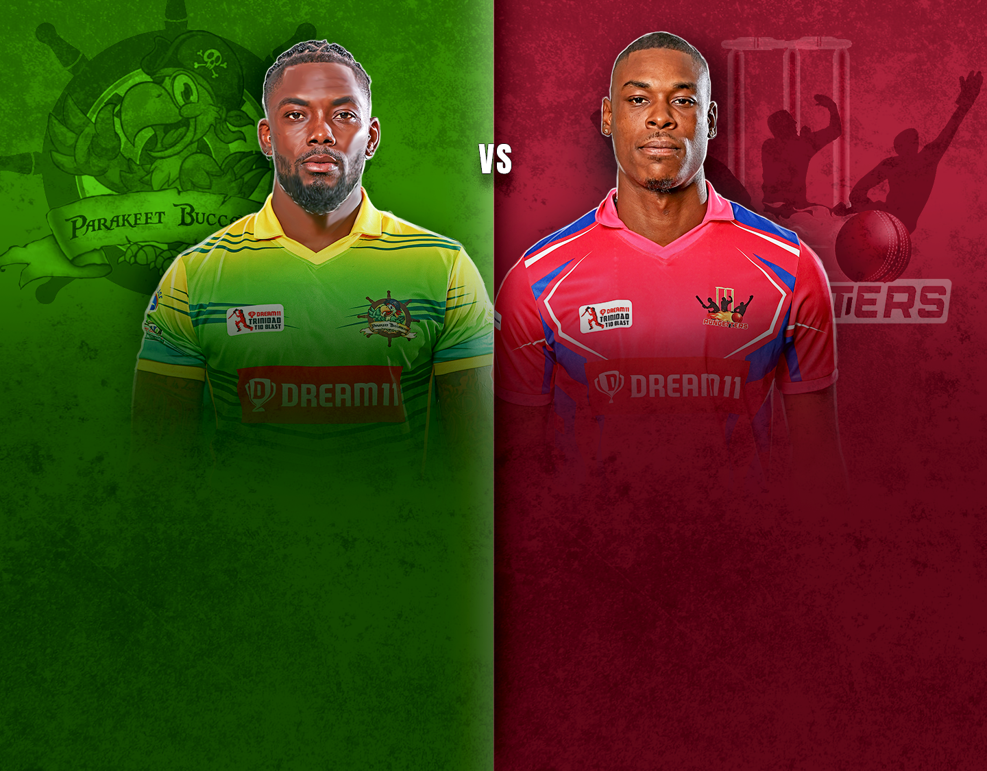 Match 26 of dream11 trinidad t10 blast, 4th edition, 2023: parakeet buccaneers vs rungetters banner
