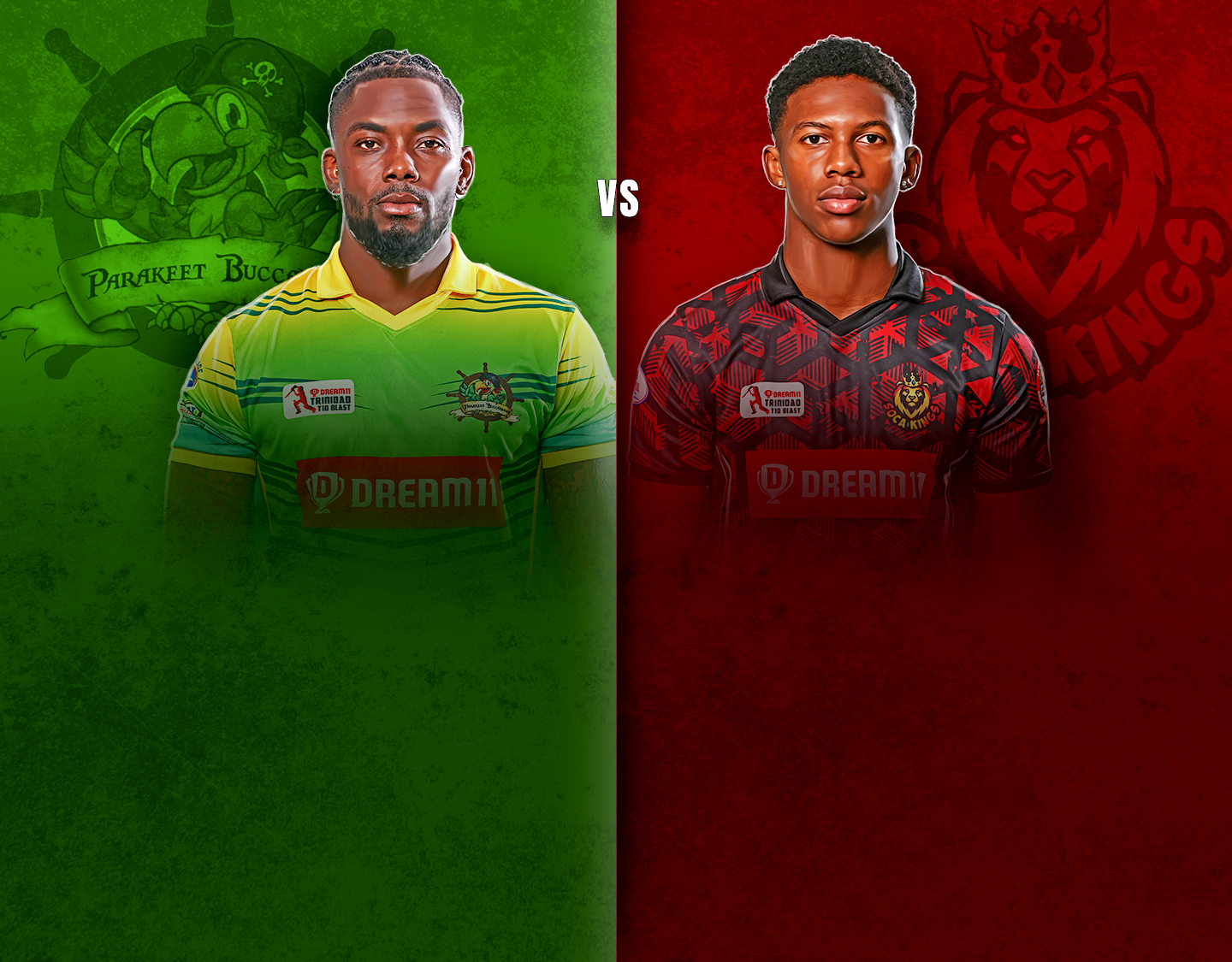 Match 2 of dream11 trinidad t10 blast, 4th edition, 2023: parakeet buccaneers vs soca kings banner