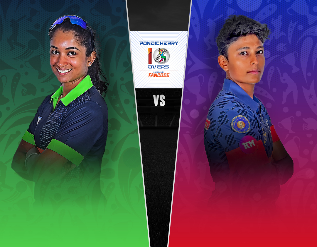 Match 6 of pondicherry women t10 tournament, 2023: queens women vs princess women banner
