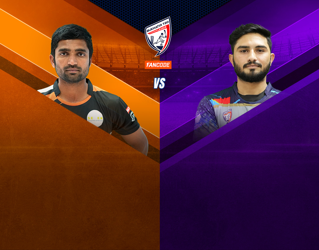 Match 30 of bukhatir t20 league, 2023: seven districts vs gems education cc banner