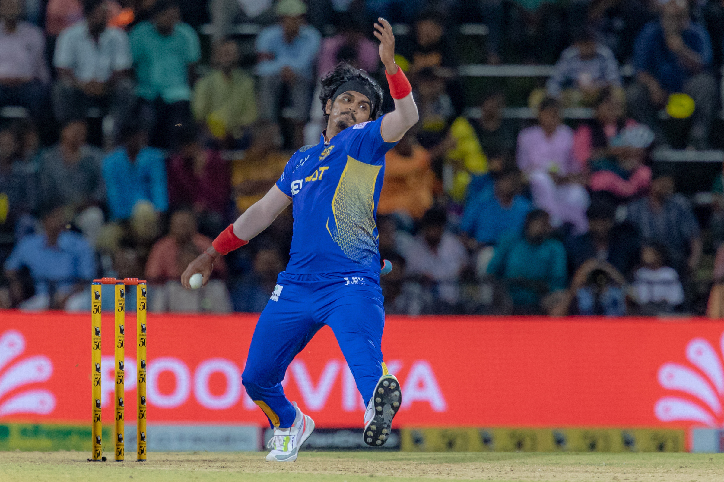 4 for 18! Lethal Ajay Krishna derails Chepauk Super Gillies