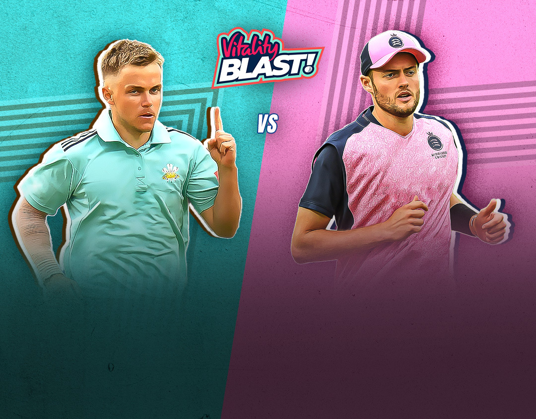 Match 99 of vitality blast, 2023: surrey vs middlesex banner