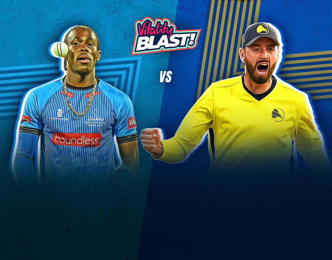 Match 77 of vitality blast, 2023: sussex vs hampshire banner