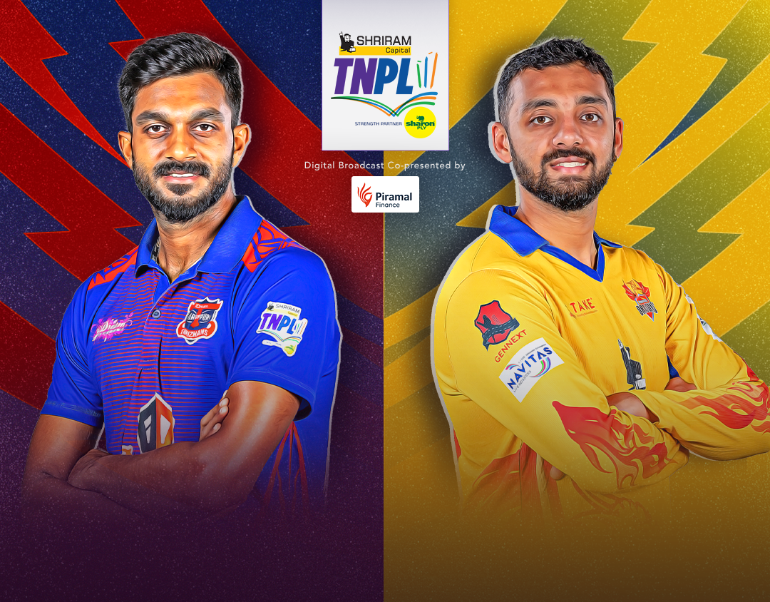 Match 20 of tamil nadu premier league, 2023: idream tiruppur tamizhans vs dindigul dragons banner