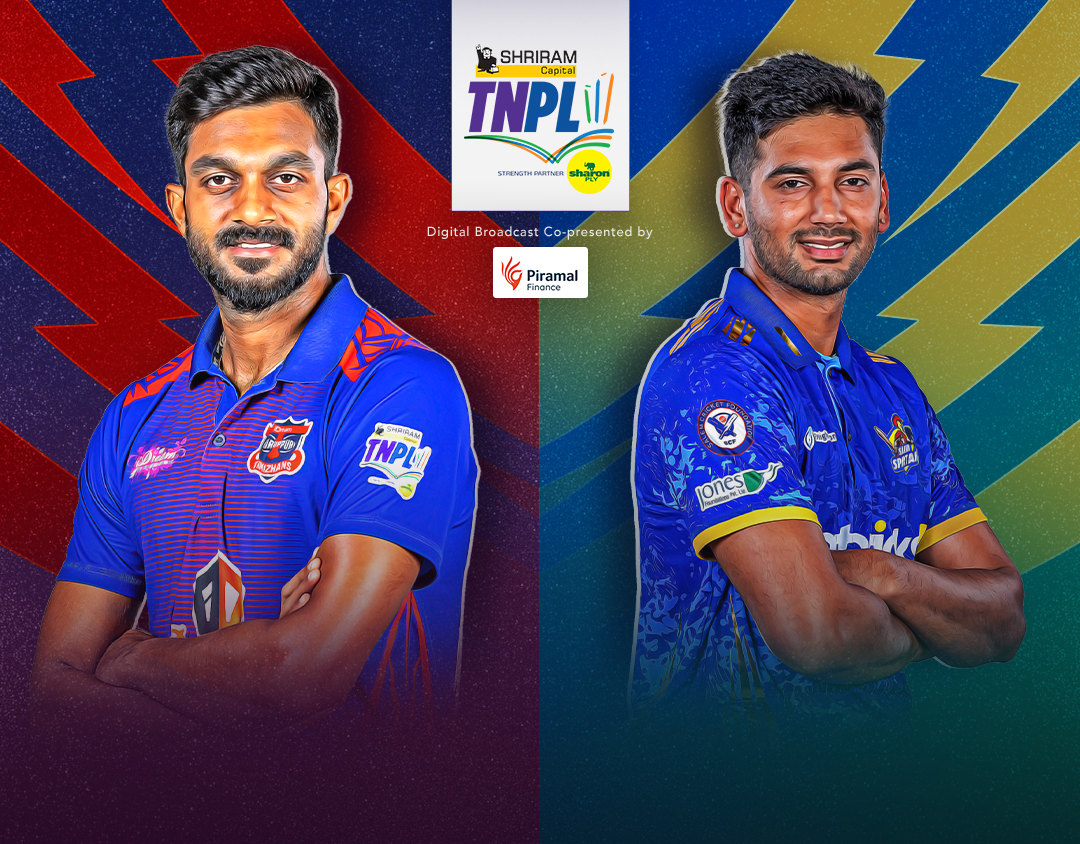 Match 22 of tamil nadu premier league, 2023: idream tiruppur tamizhans vs salem spartans banner