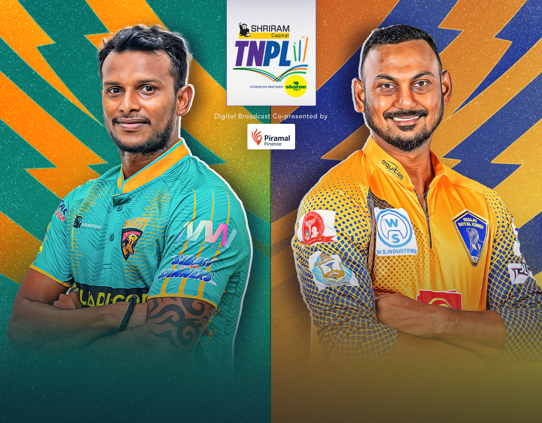 Match 28 of tamil nadu premier league, 2023: ba11sy trichy vs nellai royal kings banner