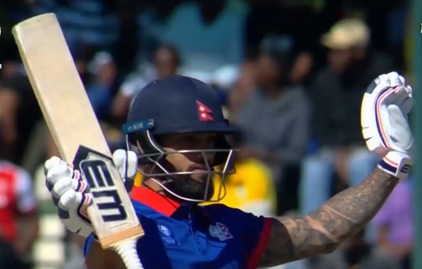 Classy 99! Kushal Bhurtel lays foundation for Nepal