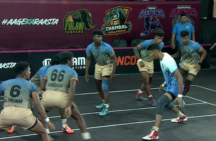 Gagan Gowda's swashbuckling raids