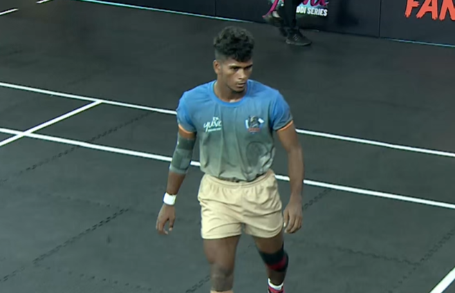 K Harish's kamaal raids against Sindh Sonics