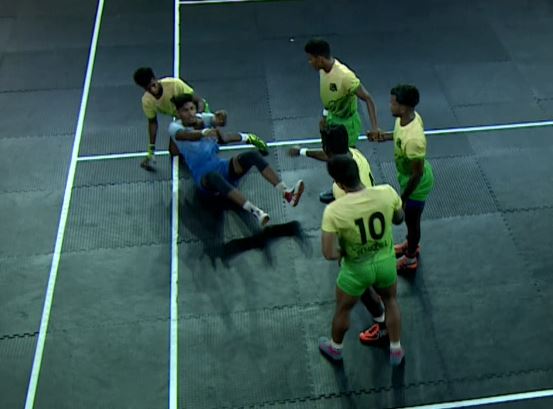 16 Raid Points! Gagan Gowda anchors Hampi Heroes