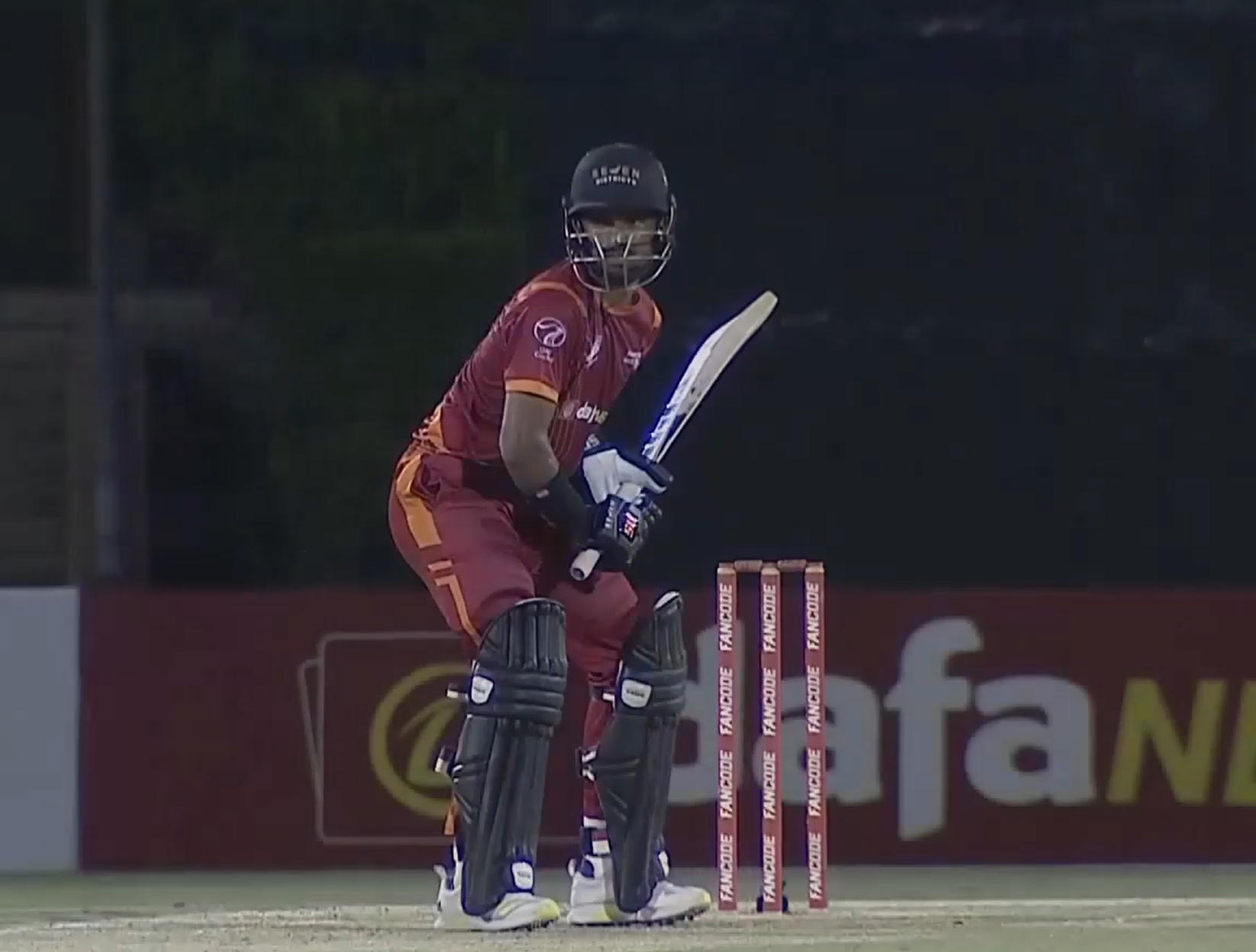 Muhammad Irfan's fiery 51 guides Emirates Red to a strong start