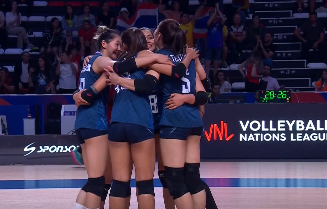 Volleyball Nations League – Women: Thailand v Korea – Highlights