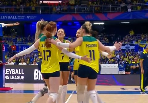 Volleyball Nations League – Women: Brazil v Germany – Highlights