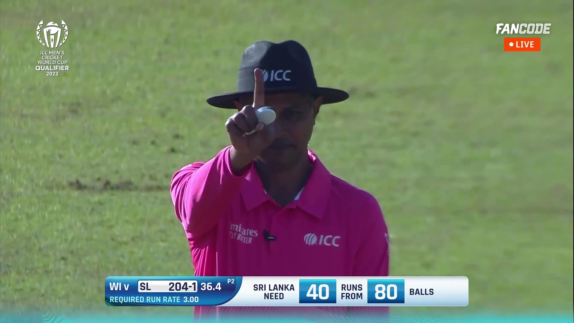 poster url for Wicket! D Karunaratne Caught Plumb In Front Of The Wickets, A Good Inning Comes To An End