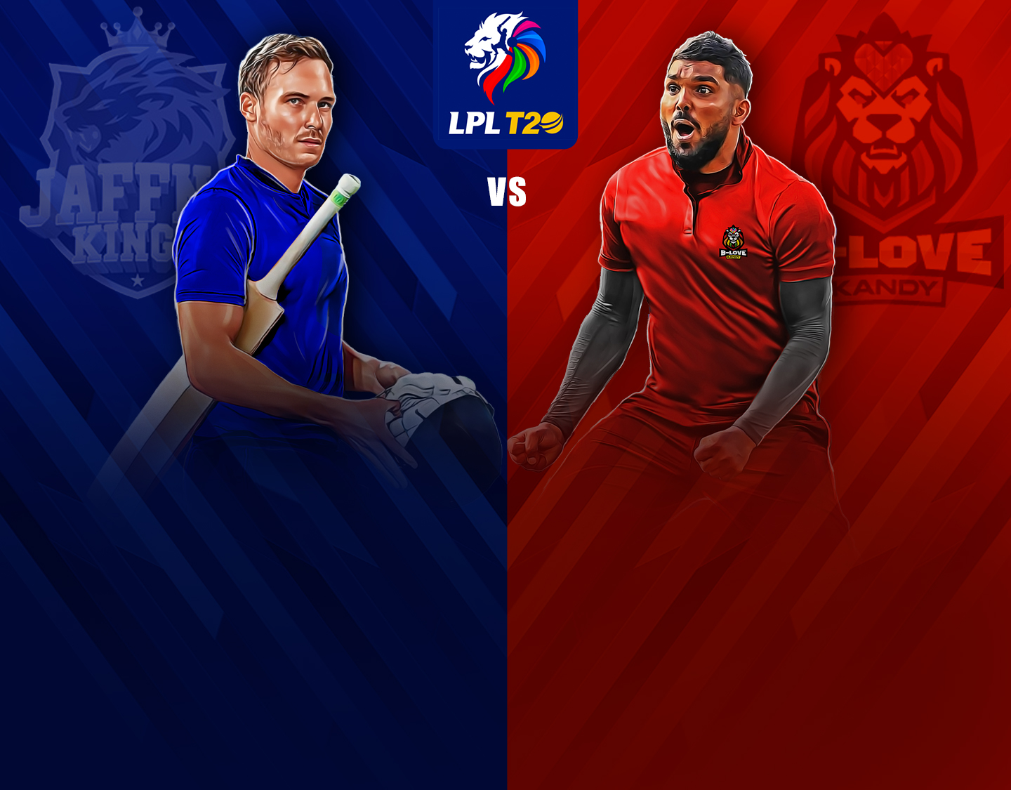 Match 15 of lanka premier league, 2023: jaffna kings vs b-love kandy banner