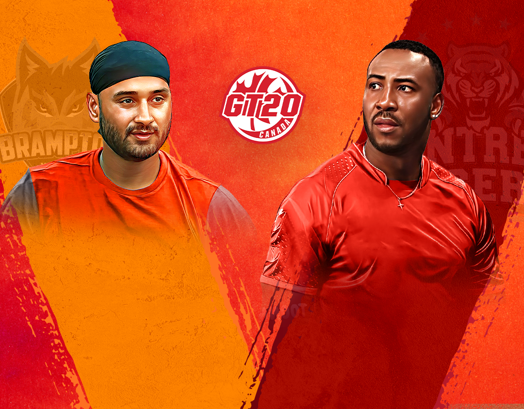 Match 11 of global t20 canada, 2023: brampton wolves vs montreal tigers banner