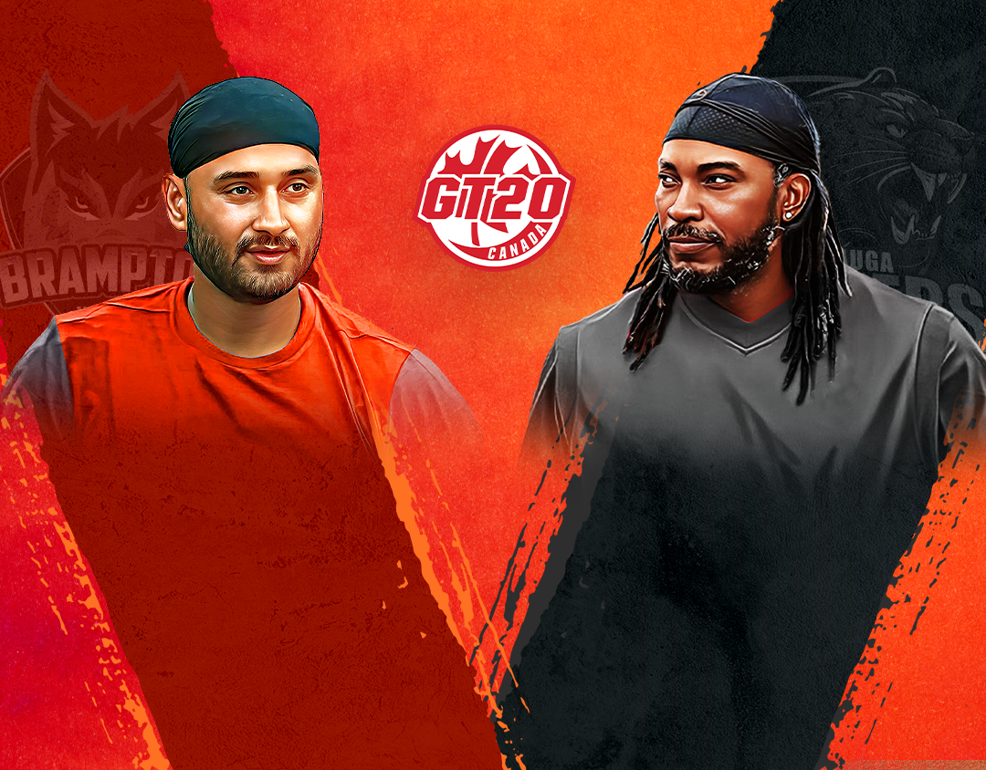 Match 1 of global t20 canada, 2023: brampton wolves vs mississauga panthers banner