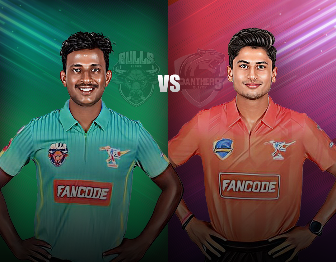 Match 13 of pondicherry t20 tournament, 2023: bulls xi vs panthers xi banner