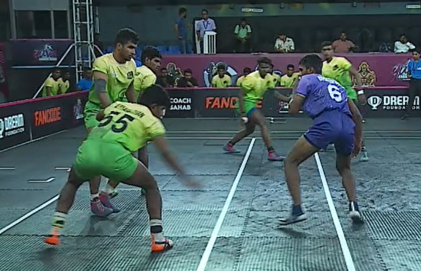 5 Successful Tackles! Kalasamy rules the roost