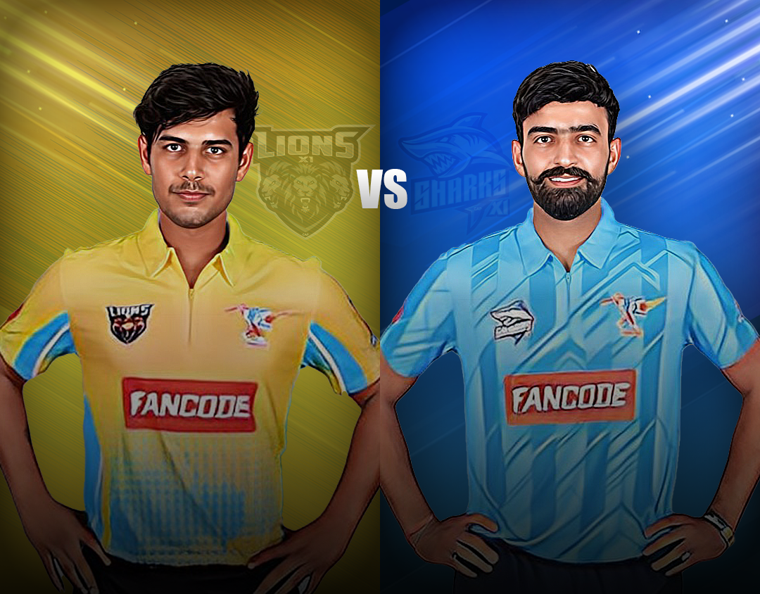 Match 12 of pondicherry t20 tournament, 2023: lions xi vs sharks xi banner