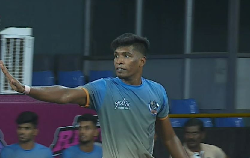 S Marimuthu Selvam sizzles with 9 Raid points