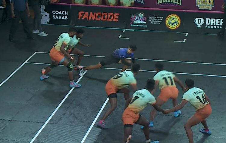 Gowtham Murugan rocks with 5 Tackle points