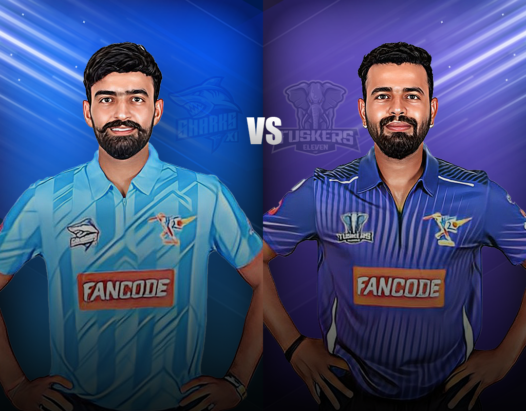 1st semi-final of pondicherry t20 tournament, 2023: sharks xi vs tuskers xi banner