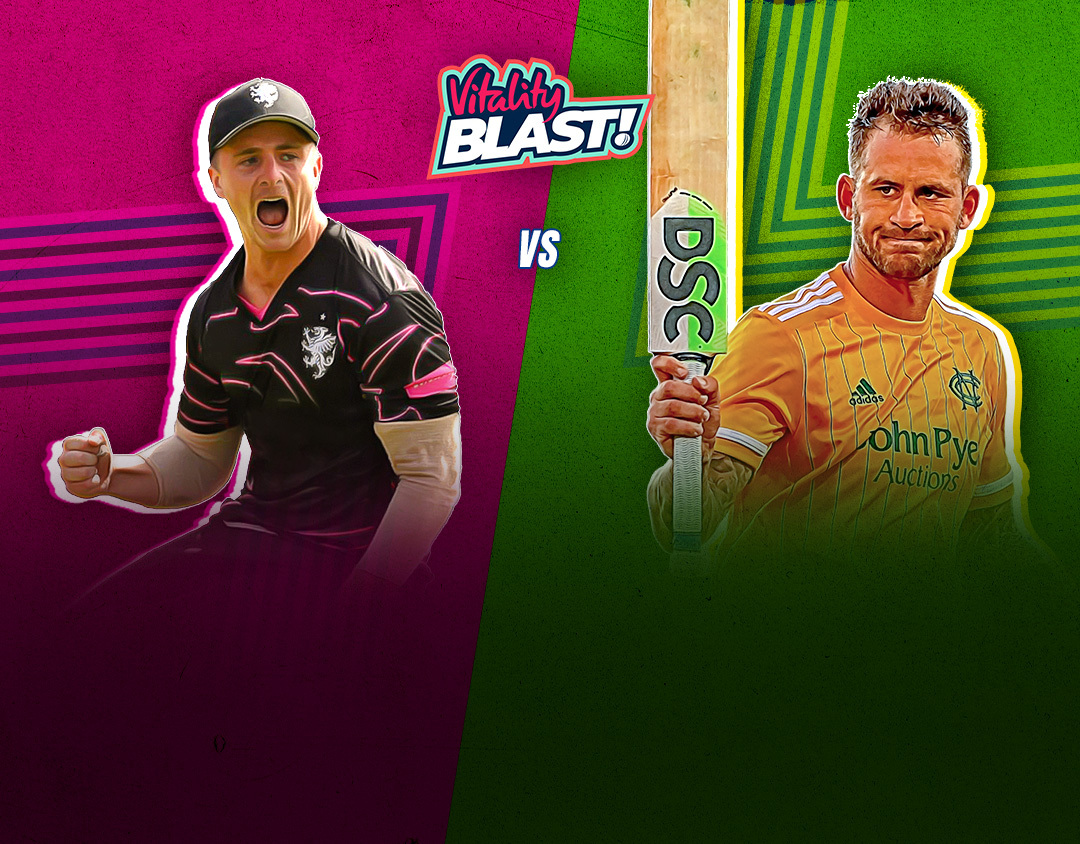 3rd quarter final of vitality blast, 2023: somerset vs nottinghamshire banner