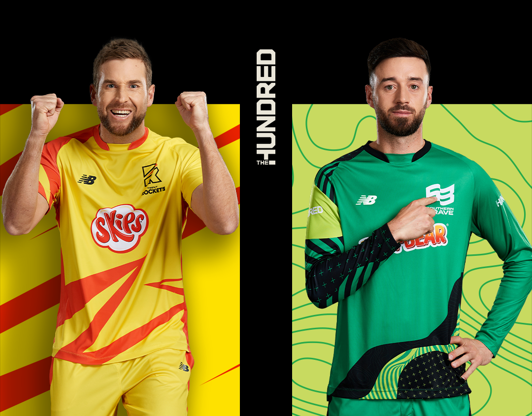 Match 1 of the hundred, 2023: trent rockets vs southern brave banner