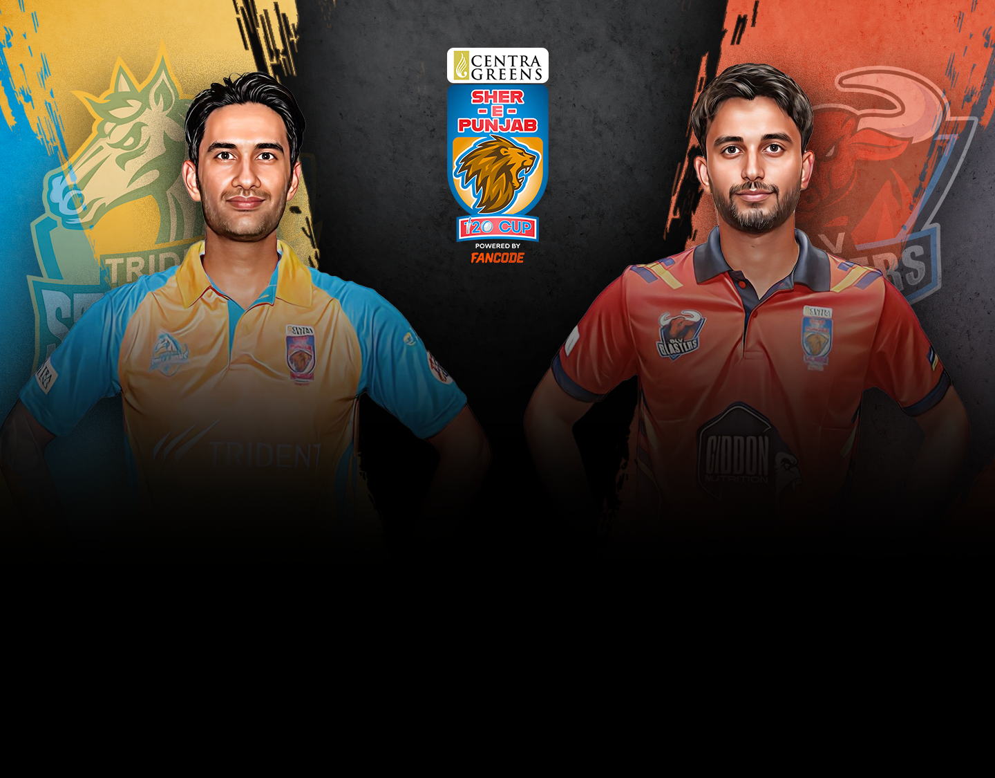 Match 29 of sher e punjab t20 cup: trident stallions vs blv blasters banner