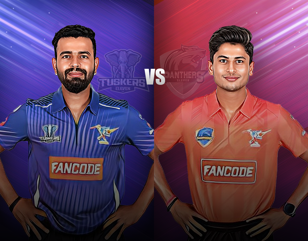 Final of pondicherry t20 tournament, 2023: tuskers xi vs panthers xi banner